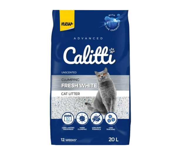 Calitti Fresh White żwirek beonitowy 20 l - 1600064 - zdjęcie
